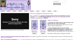 Desktop Screenshot of gilhedley.com